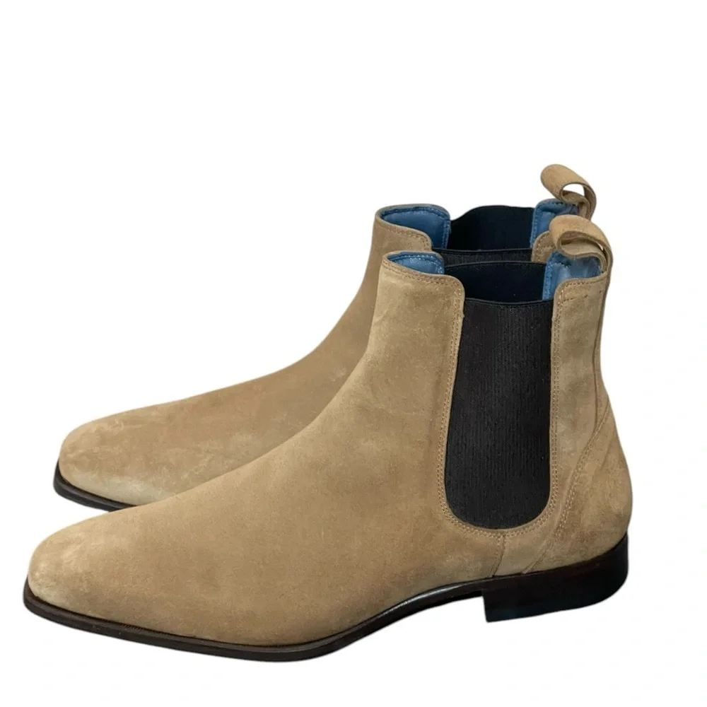 New! Perlie Chelsea‎ Boots - Dark Beige size 46 USA 13